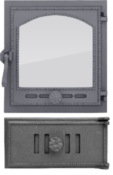 Tür aus Gusseisen Pk + Dpk21 , H1628 + H1649